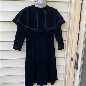 Vintage cotton velvet coat